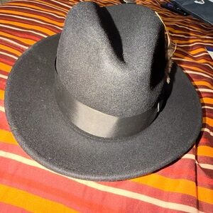 Milani Black Fedora Hat